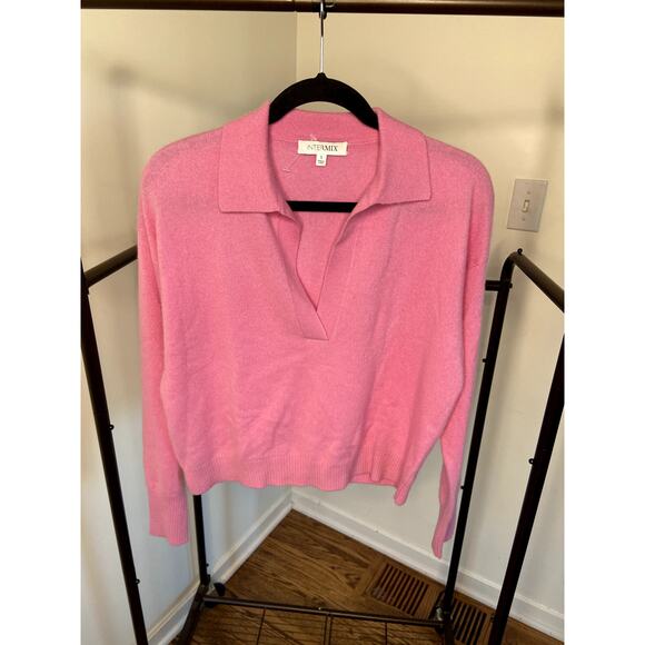Intermix Hillary Cashmere Polo Sweater size S small - Picture 2 of 5